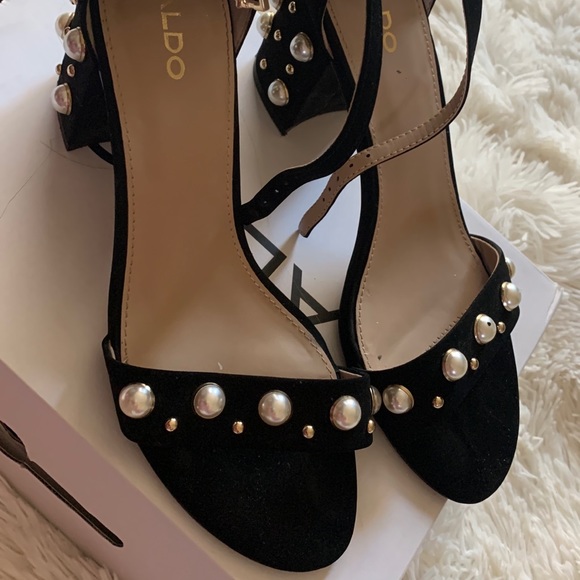 ALDO 3in Pearl Short Heels SIZE 8.5 (US Women) - Picture 2 of 7